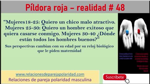 Píldora roja – realidad # 48