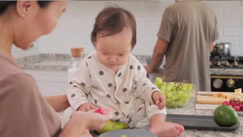 Baby Tasting Citrus Fruits ❤️