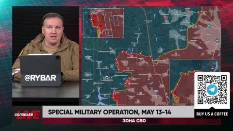 ❗️🇷🇺🇺🇦🎞 RYBAR HIGHLIGHTS OF THE RUSSIAN MILITARY OPERATION IN UKRAINE ON May 13-14, 2024