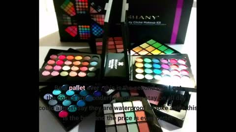 The shany beauty cliche - makeup palette - all-in-one makeup set with eyeshadows, face powders