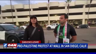 Pro-Palestine Protest At Mall In San Diego, Calif.