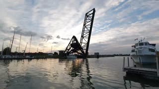 Pere Marquette Train Bridge Sunrise Quickie