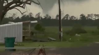 Tornado passing through Sulphur, LA 5-13-2024