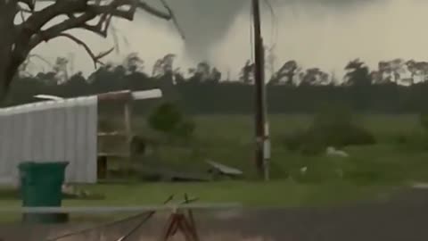 Tornado passing through Sulphur, LA 5-13-2024