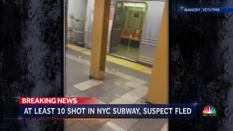 NYC Subway Shooting: Eyewitnesses Speak Out As Manhunt Underway