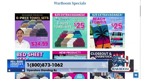 Lindell: WarRoom Extravaganza Sale For MyPillow Towels