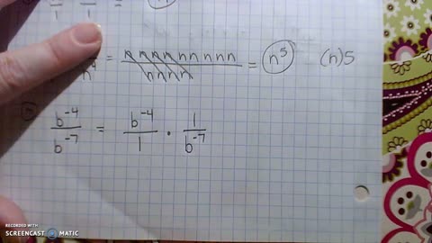 Gr 8 - Ch 1 - Lesson 5 - PART 2 - Negative Exponents