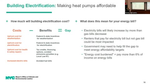 Planning NYC's Clean Energy Transition - PowerUp NYC Community Town Hall, December 1, 2022