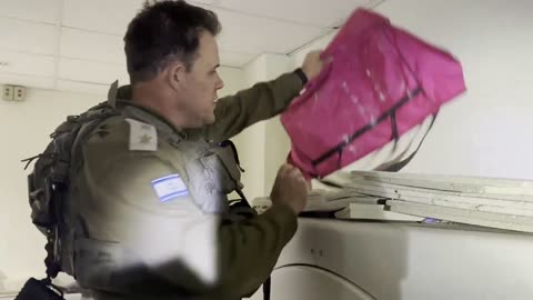 The Israel Defense Forces released this video Regarding weapons found in Gaza Hospital