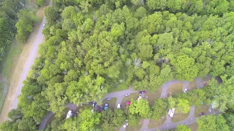 Lakeport Camping Drone Footage