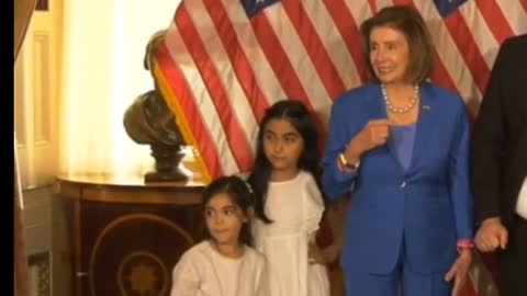 Nancy Pelosi recorded elbowing daughter of new GOP Congresswoman Mayra Flores.