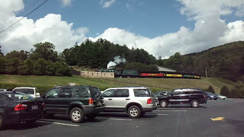 The First Video I Ever Recorded Of A Steam Engine (Tweetsie Railroad 190 2011)