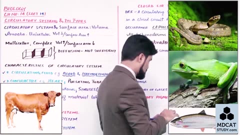 LEC#14 CIRCULATORY SYSTEM AND ITS TYPES