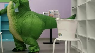 Dinosaur Cleaning