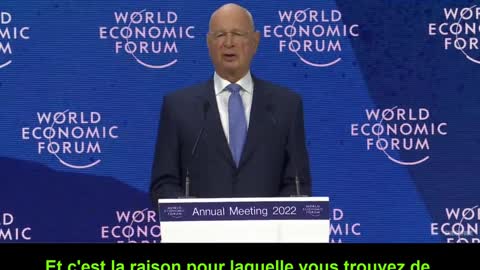 Klaus Schwab - Davos - Forum Économique Mondial