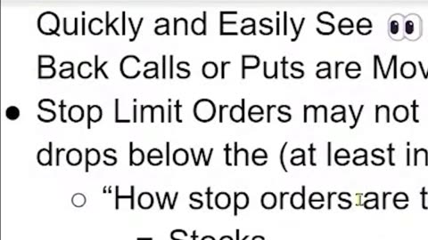 Stop Limit Orders Lessons Learned