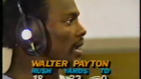 January 12, 1986 - Walter Payton After NFC Championship Victory