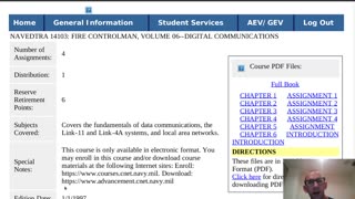 Summary of NAVEDTRA 14103 - Fire Controlman, Volume 06--Digital Communications