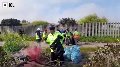 Hanover Park cleanup.