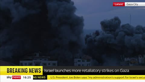 Air Strikes Happening Now in Gaza, October 7, 2023