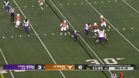 TCU Horned Frogs vs. Texas Longhorns _ Full Game Highlights