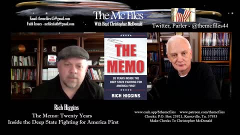 The McFiles Network with host Christopher McDonald and guest Rich Higgins