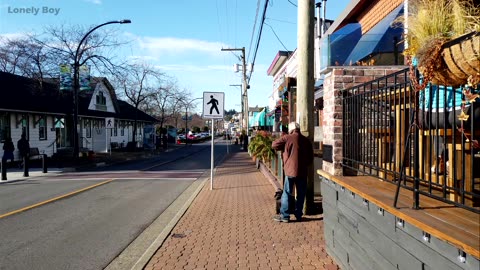 White Rock - Marine Drive - Walk on A Sunny Day