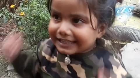 Cute nepali Babi girl sing song