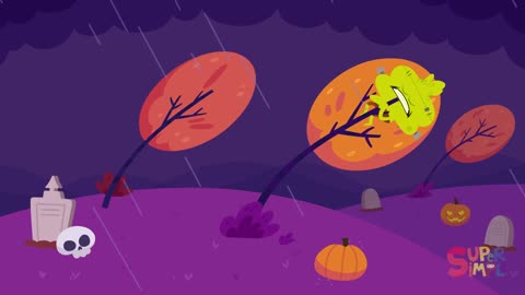 Super Spooky Halloween Storm⚡️| Kids Halloween Music | Super Simple Songs