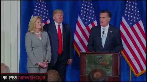 Watch Donald Trump Endorse Mitt Romney for GOP Presidential Candidate