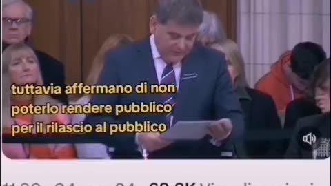 UK - IL DEPUTATO ANDREW BRIDGEN: "Nascondere i dati sui decessi da vaccinazioni è evidente che si vuole nascondere qualcosa"