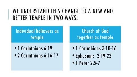 The Church is the Temple of God and Christ is the Chief Cornerstone