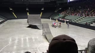 Motocross stunts