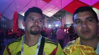 Aficionados colombianos hablan de la eliminación en Rusia