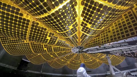 NASA's Mission Lucy extends its solar arrays