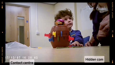 7th December supervised contact session at contact centre part 13 (Hidden camera)