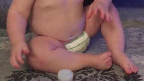 Baby Nails A Double Water Bottle Flip