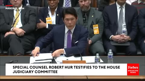 'Did You Have Communications With The White House' Jim Jordan Grills Special Counsel Robert Hur
