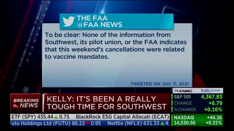 Gary Kelly says vaccine mandate had “zero” contribution to airline cancellations