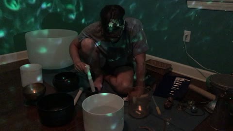 Sonic Rainstorm Meditation w/Cecil Zeringue | Subtle Body Sound Bath Singing Bowls 48-Minutes