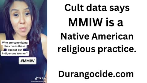 #EndlessNatureWalkAndGiftShop #mmiwg #Durangocide #CultData #MMIW