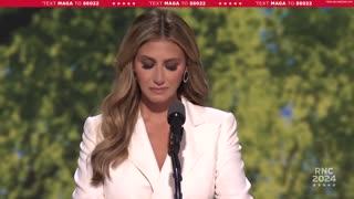 Alina Habba gets emotional mid-speech