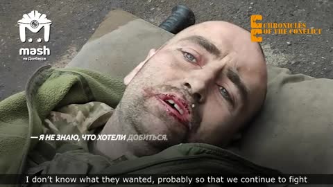 A conscript of the AFU WAS SHOT IN THE LEGS after refusing to fight. Russian soldiers rescued him