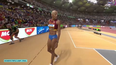 #WorldAthleticsChamps 💪🏼🇻🇪Habemus Campeona Del Mundo🤸🏽‍♀️ 🏆