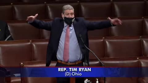 TIM RYAN giving a fiery speech slamming the republicans