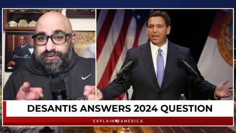 DeSantis Gives Answer On 2024 Plans - Democrats Shook