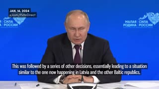 President Putin: By abandoning neutrality, Ukraine essentially violated the basis