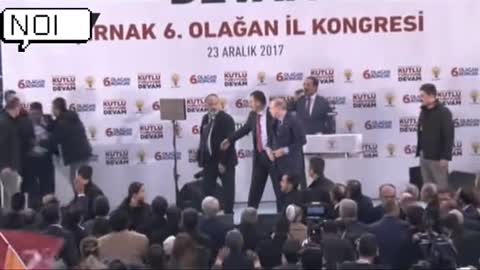 Turkey President Gets Attacked" by a Supporter