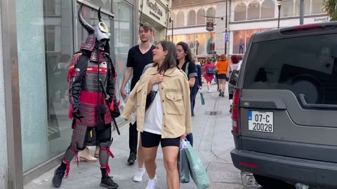 Samurai Prank crank entertainment cute content