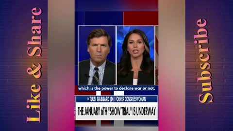 Tulsi Gabbard 🌺: The so-called January 6 hearings are nothing more than a “show trial”